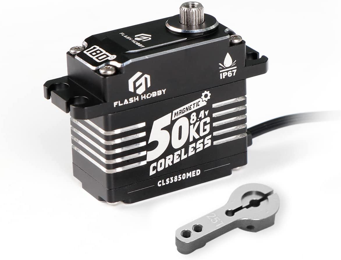 Servos and Mechanical Fixings for Automated Mower